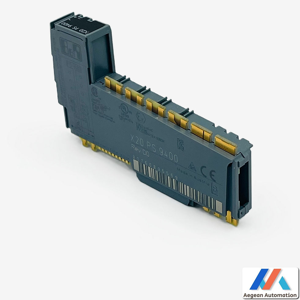 B&R X20PS9400 used terminals and connection ports visible