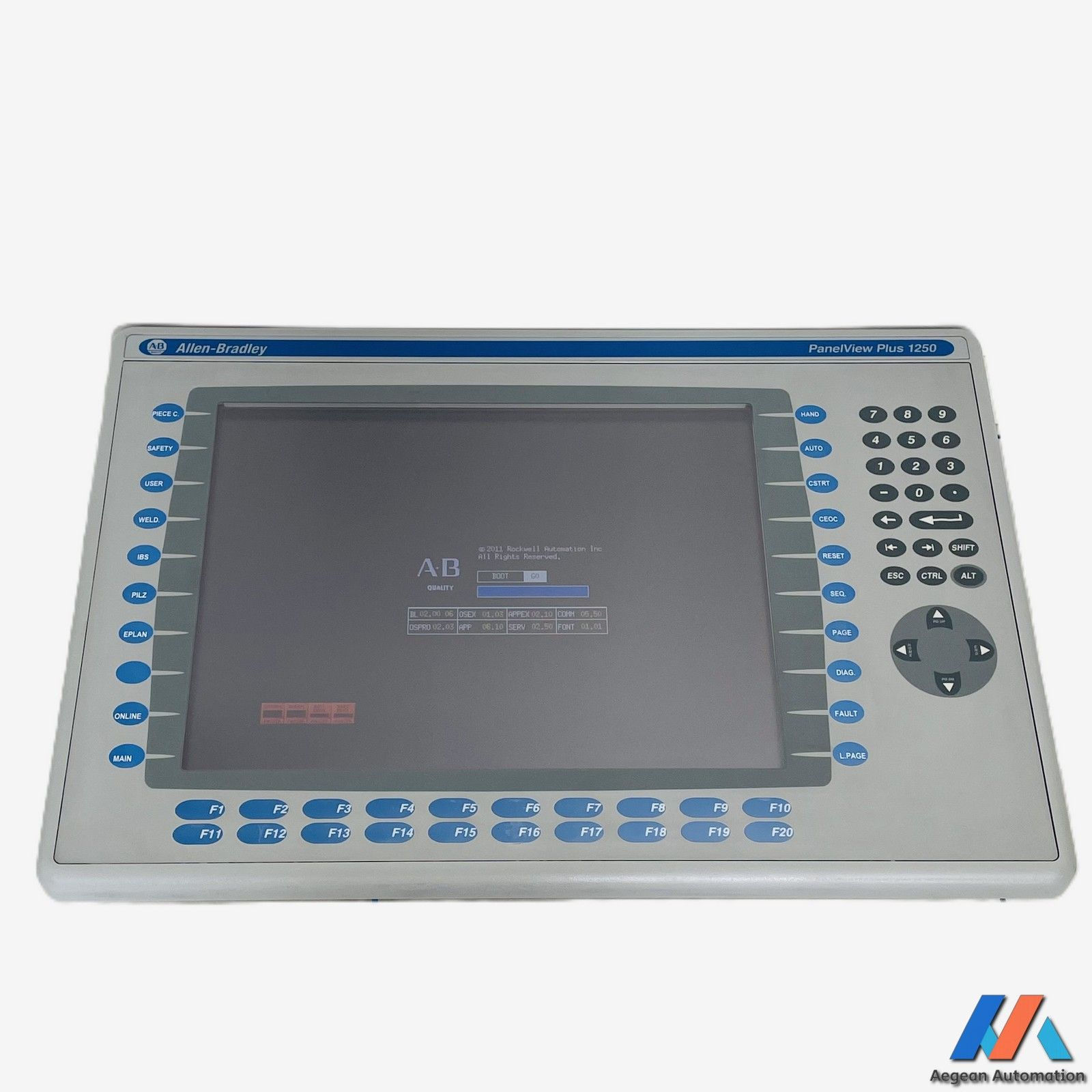 Allen Bradley 2711P-RDB12C used product test view