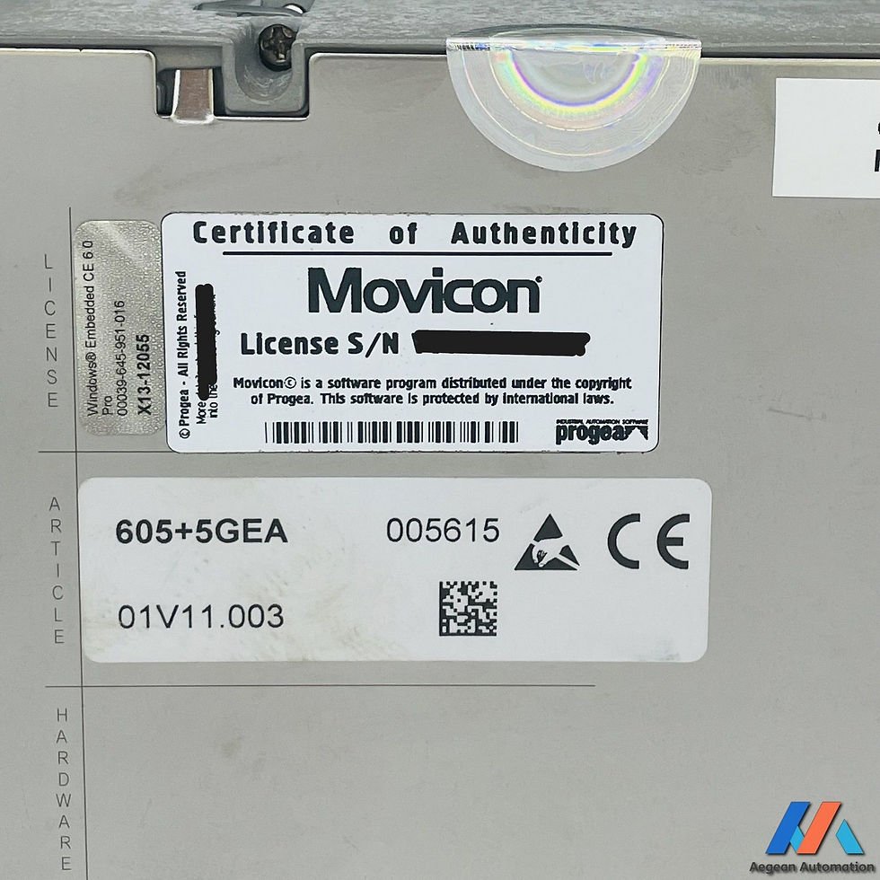 Thumbnail: 605-5GEA HMI GEA close up of product label