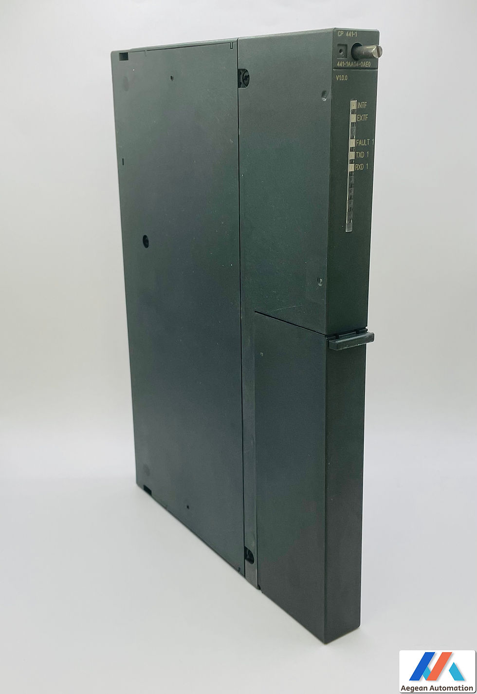 Thumbnail: Siemens Simatic 6ES7441-1AA04-0AE0 used module with partial side view of housing condition