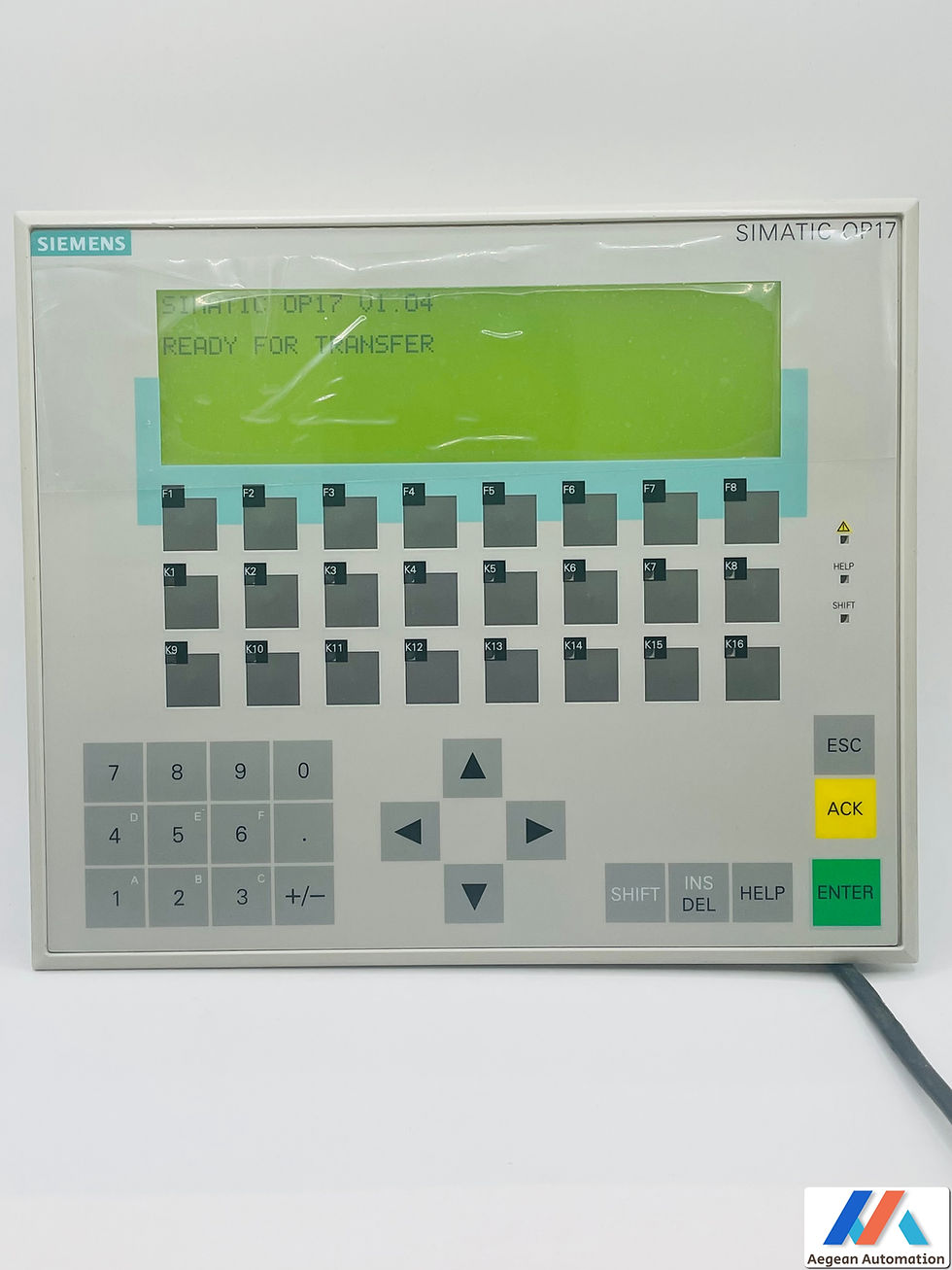 SIEMENS Simatic HMI 6AV3617-1JC00-0AX1 OP 7/PP LC test view