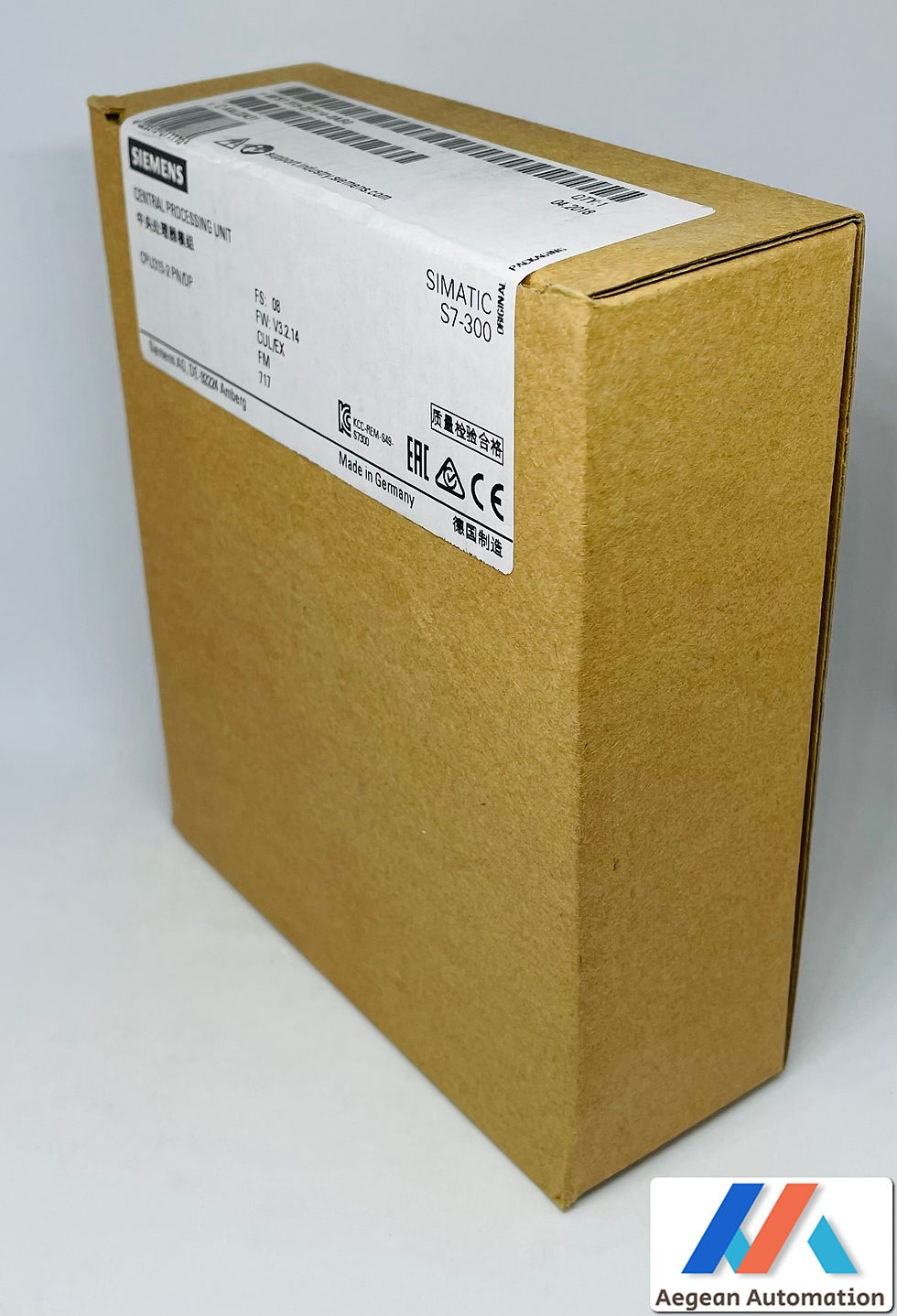 Miniaturbild: Siemens 6ES7315-2EH14-0AB0 sealed box right side view