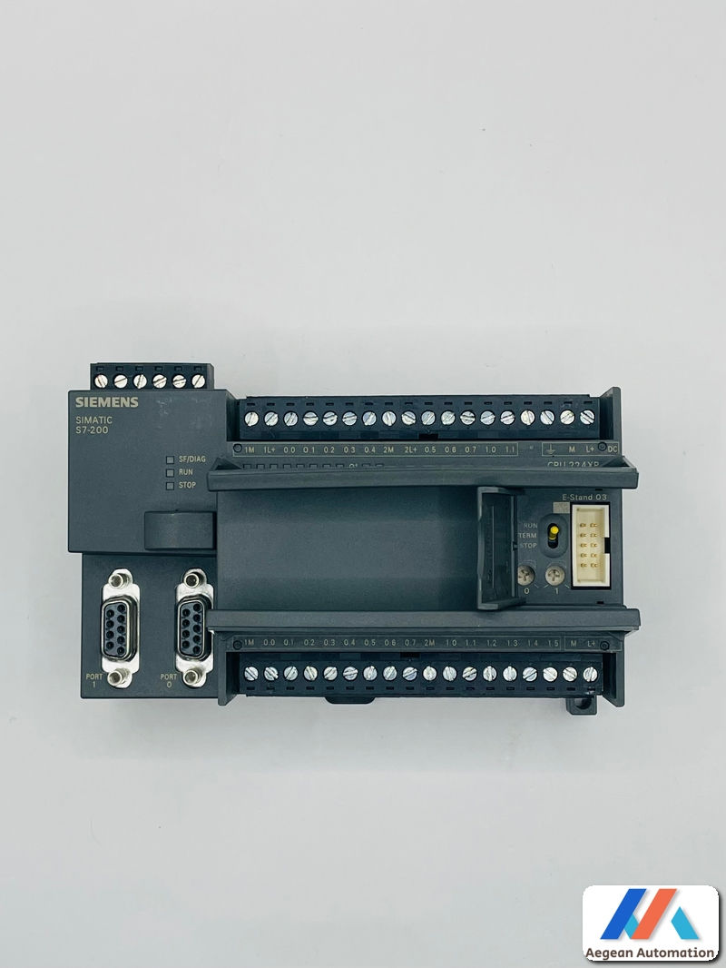 Miniaturbild: SIEMENS 6ES7214-2AD23-0XB0 used terminals and connection ports visible