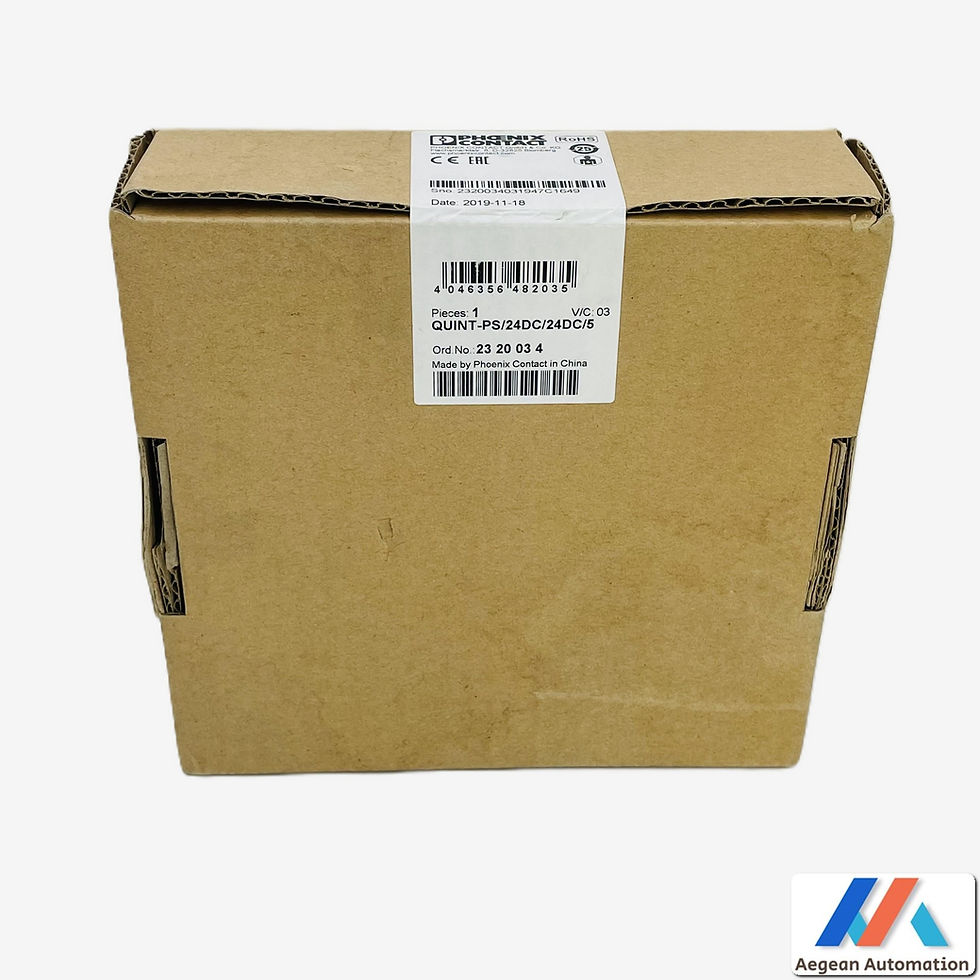 Miniaturbild: Phoenix Contact 2320034 sealed package top label and seal visible