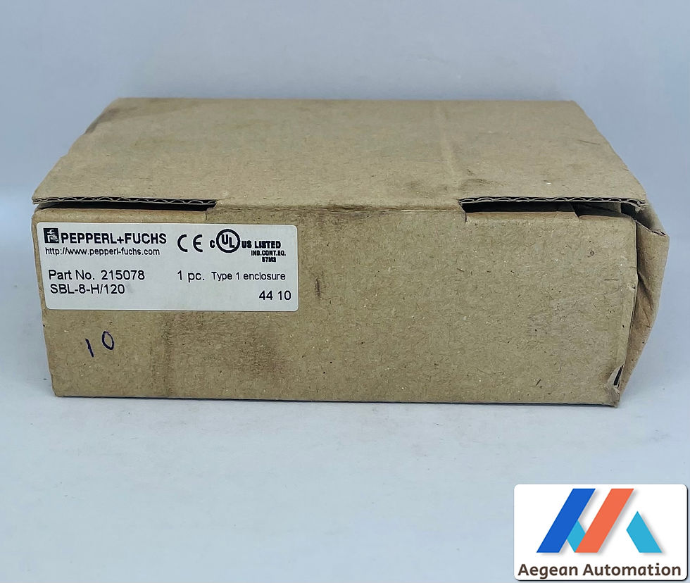 Pepperl+Fuchs SBL-8-H/120 Part No:215078 front view with original packaging