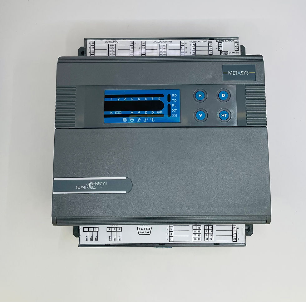 JOHNSON CONTROLS DX-9100-8454 used product, front view without box
