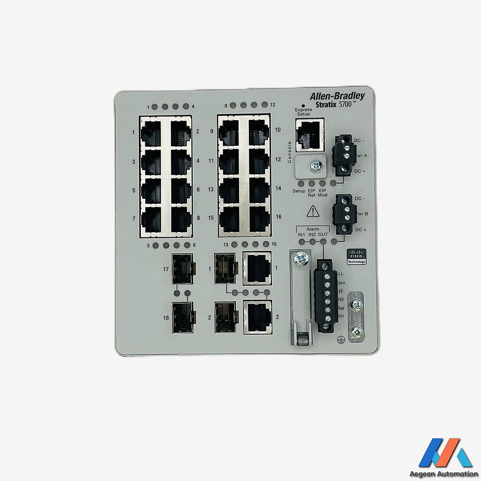 Allen-Bradley 1783-BMS20CGL used terminals and connection ports visible