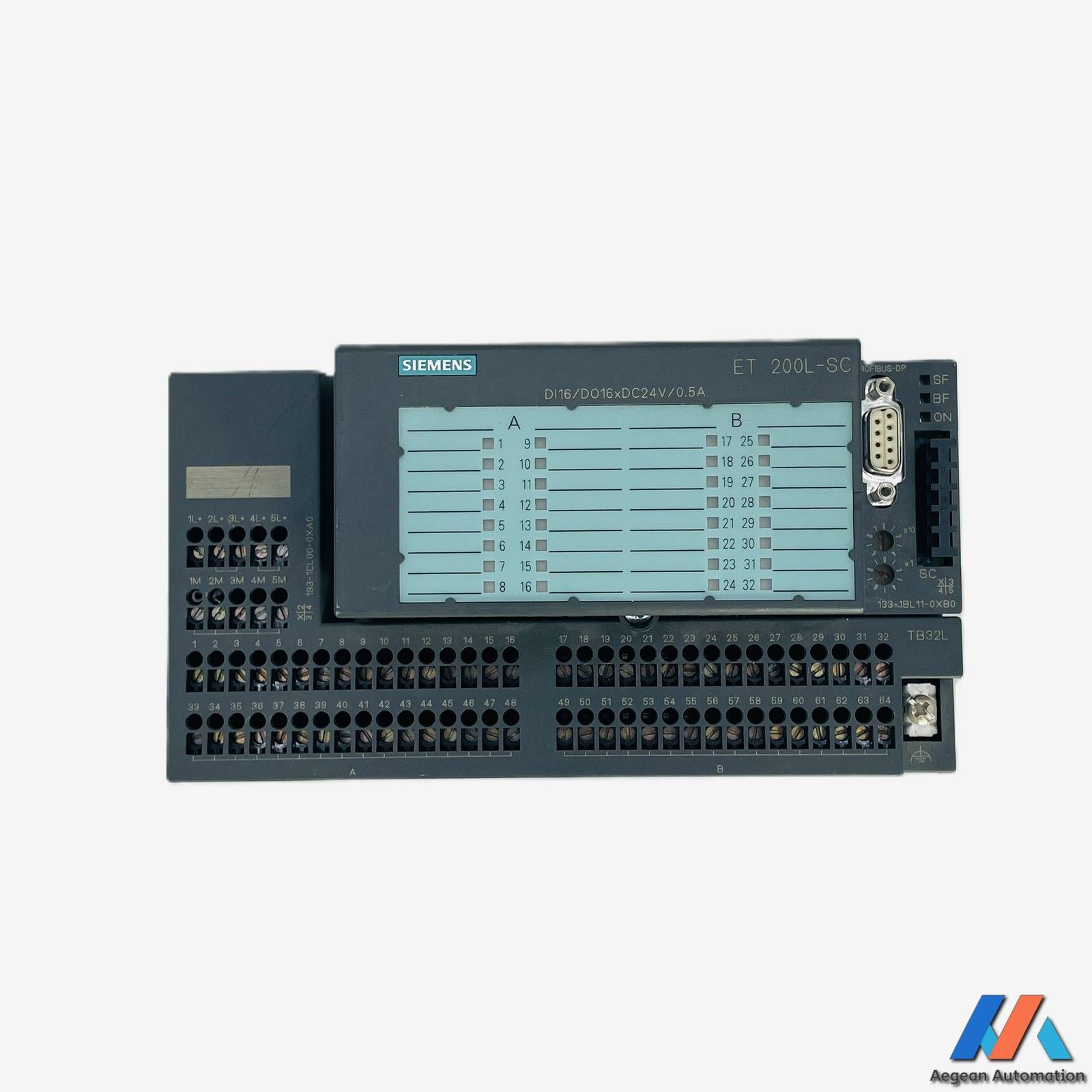 Siemens 6ES7133-1BL11-0XB0 used product, front view without box