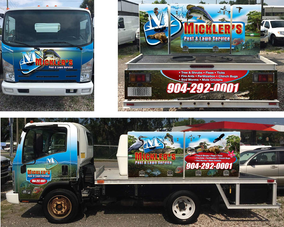 FERTILIZATION / PEST CONTROL TRUCK VEHICLE WRAP - Configuration 2 ...