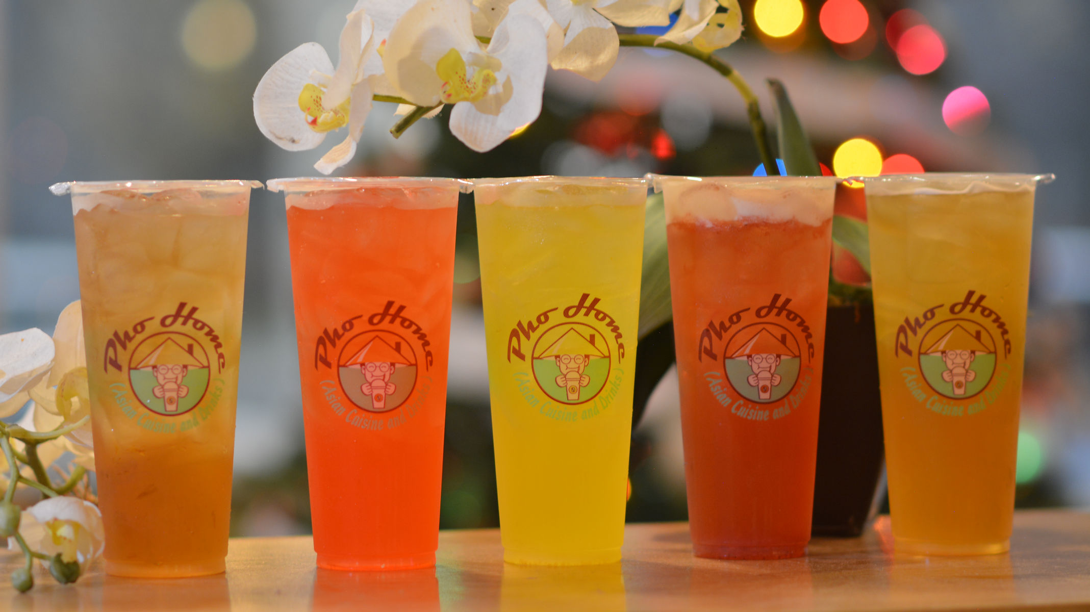 Tropical Fruit Tea and Smoothie