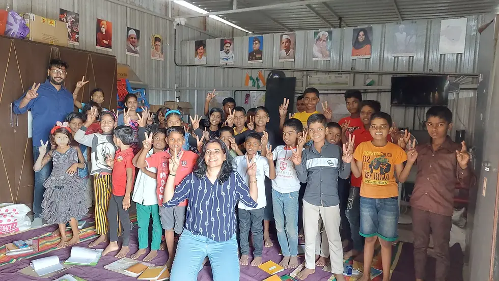 Agvo Team with kids