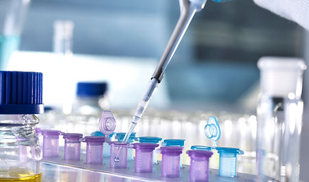 Laboratory Pipette and Vials