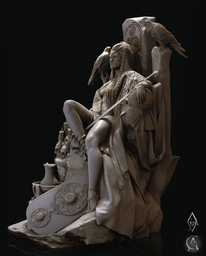 The Morrigan Pre-Supportes Stls | CASculpts