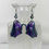 Thumbnail: Color-Shifting Purple & Teal Ghost Earrings – Handmade Resin Halloween Jewelry