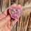Thumbnail: Handmade Floral Heart Badge Reel – Retractable ID Holder