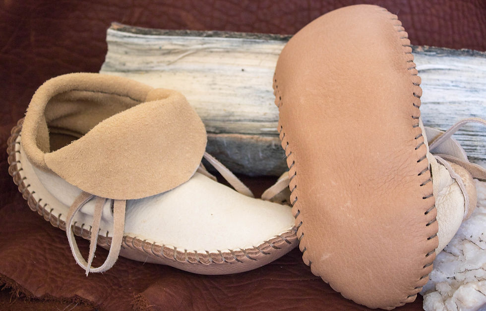 Thumbnail: Custom Handmade to Order Short Moccasins