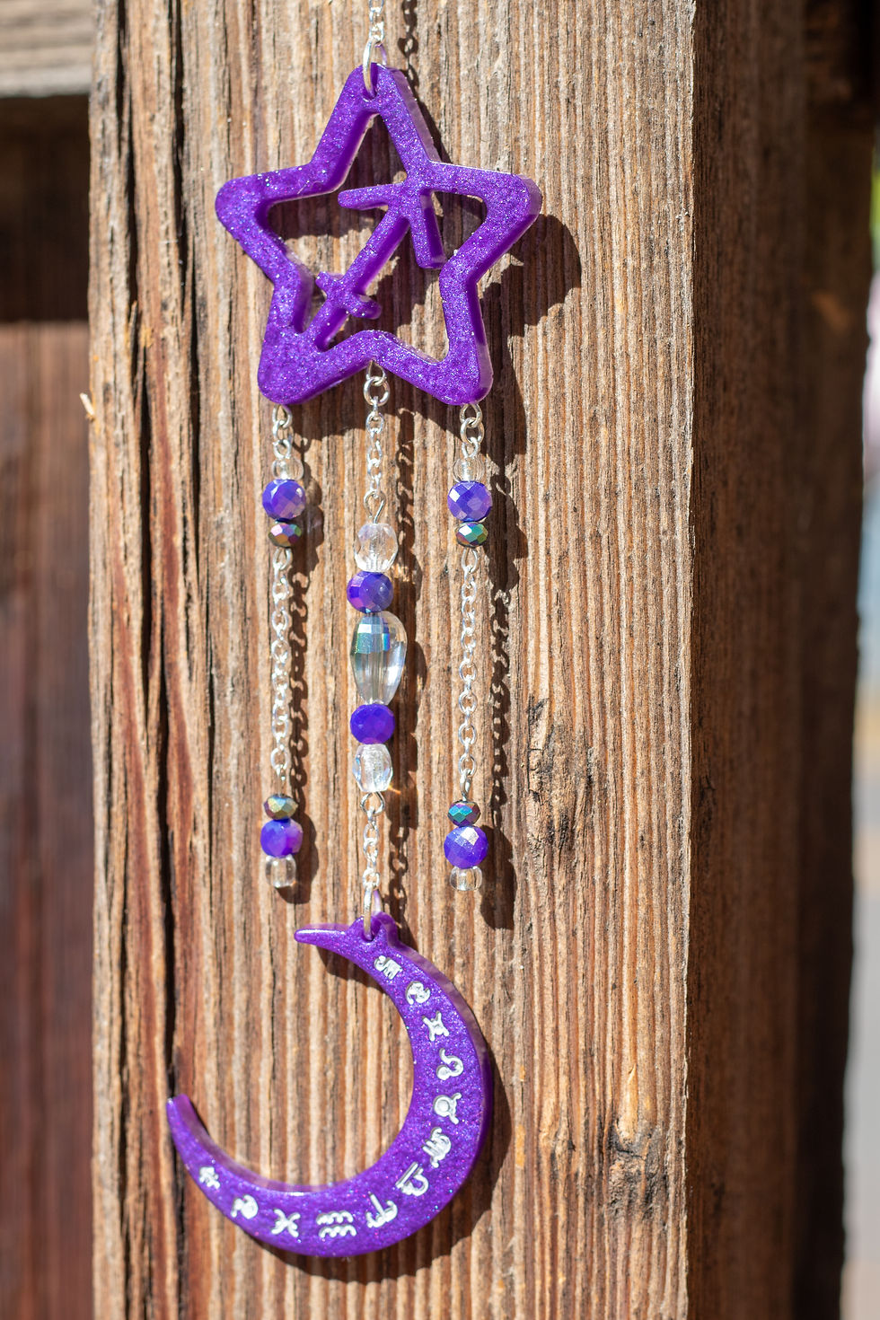 Thumbnail: Handmade Sagittarius Symbol Sun Catcher