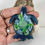 Thumbnail: Handmade Resin Sea Turtle Keychain – Ocean Swirl Design, One of a Kind, Ready to