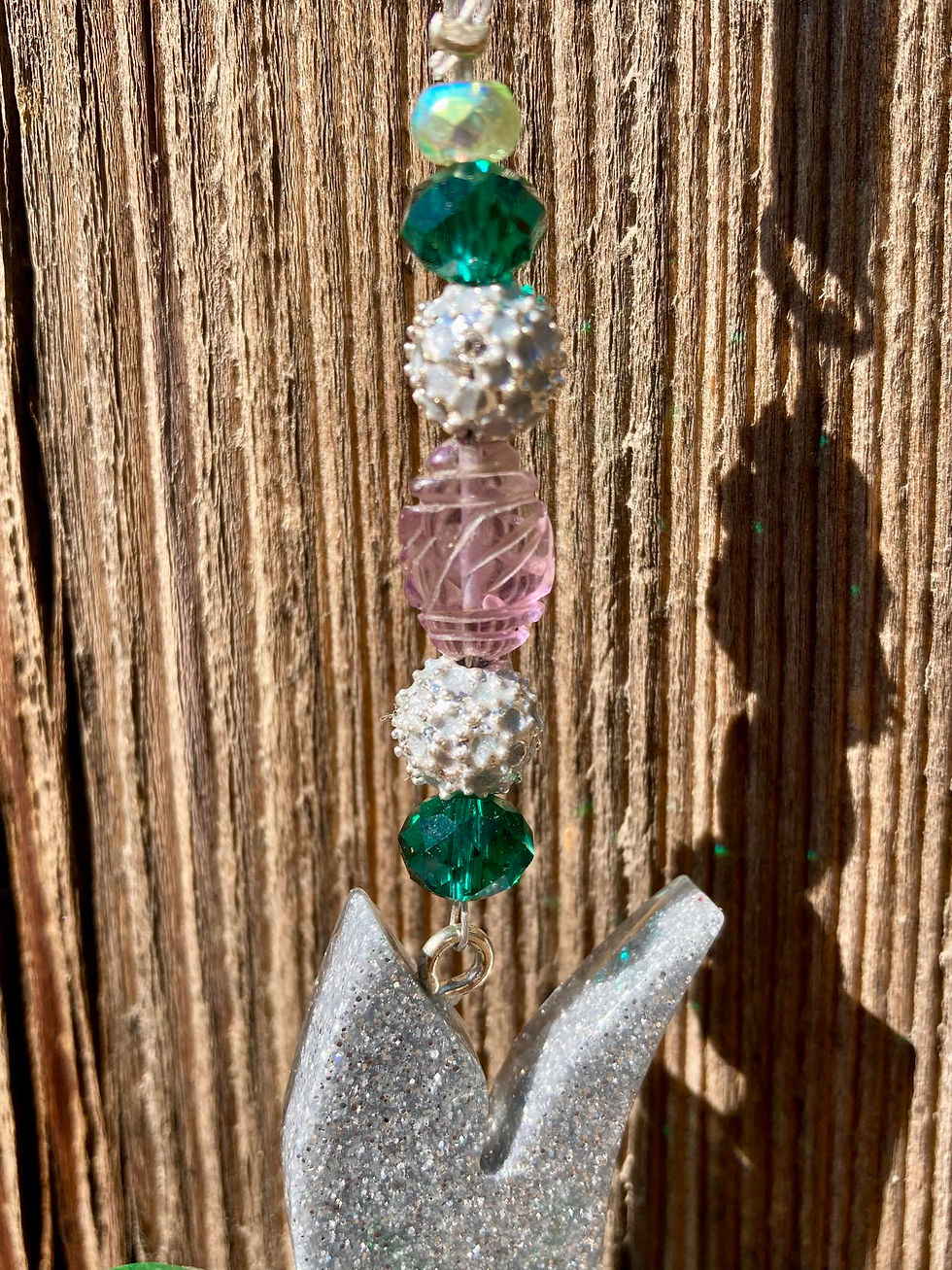 Thumbnail: Handmade Hummingbird Sun Catcher