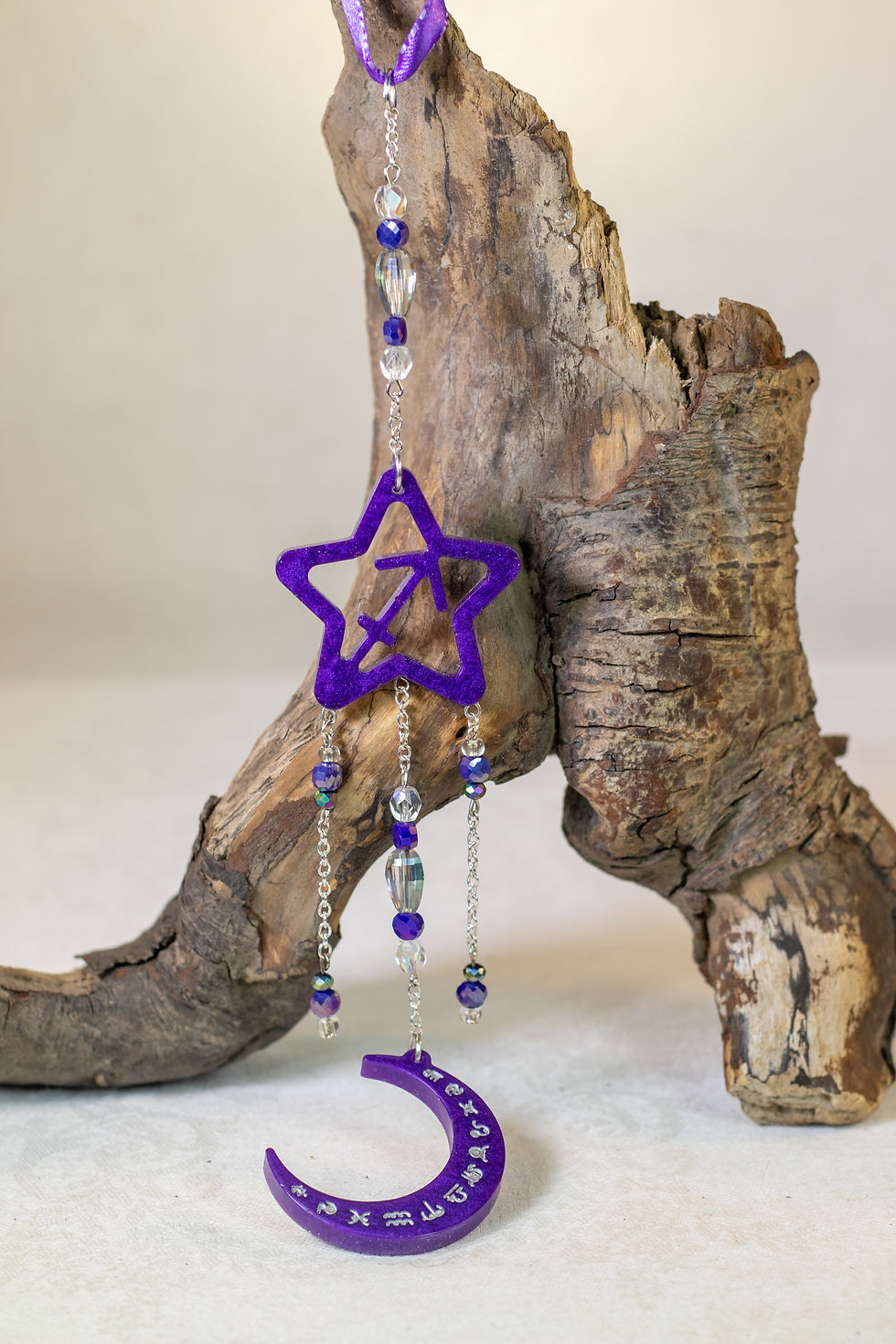 Handmade Sagittarius Symbol Sun Catcher