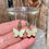 Thumbnail: Light Green Butterfly Resin Earrings