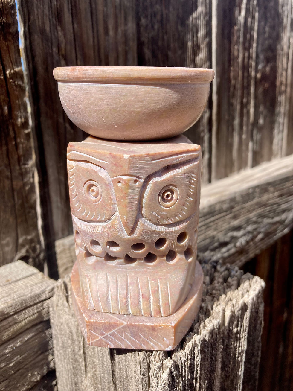 Thumbnail: Soapstone Owl Wax Warmer
