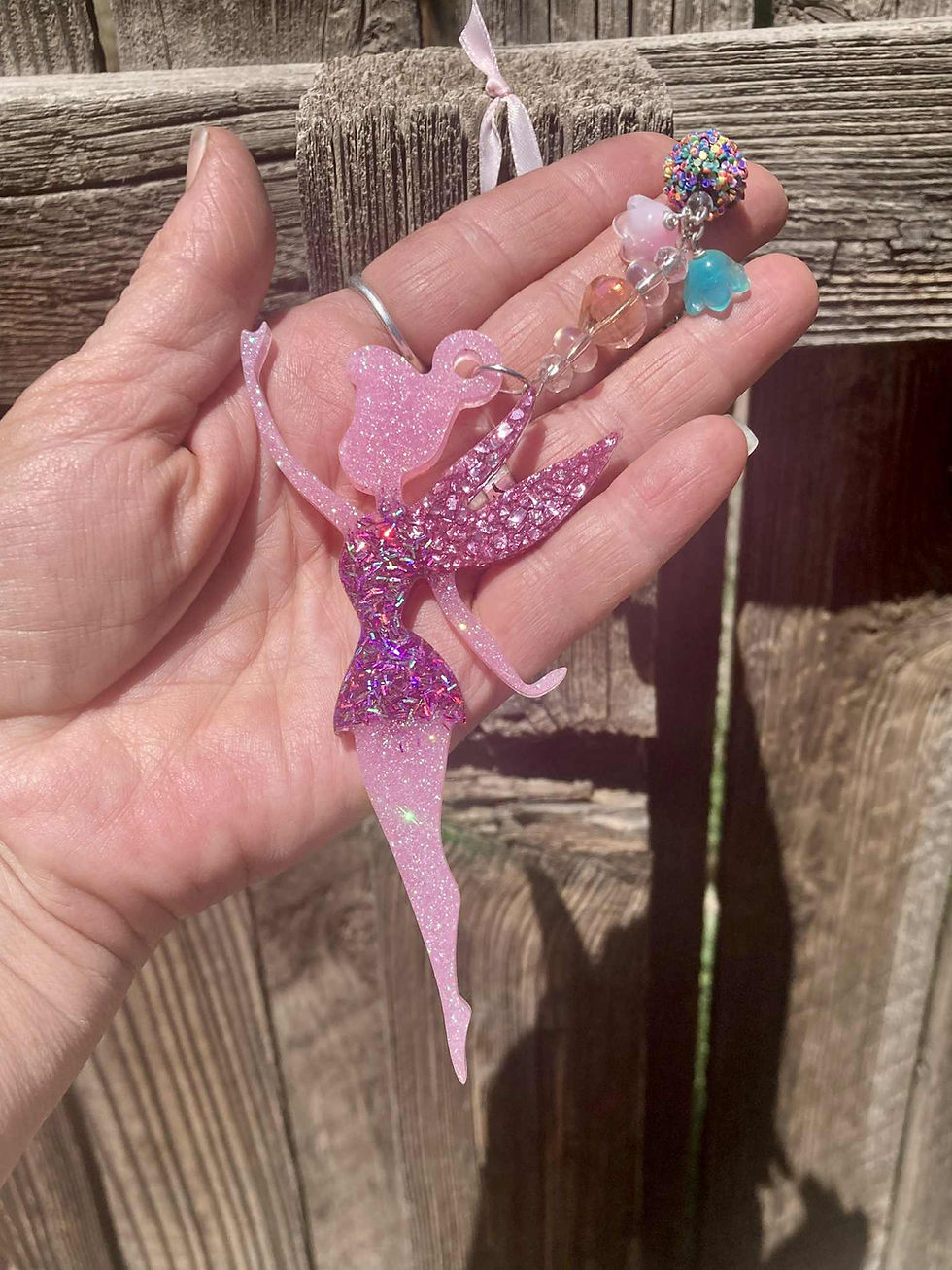 Thumbnail: Whimsical Pink Fairy Sun Catcher