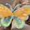 Thumbnail: blue, orange and yellow butterfly suncatcher front view