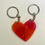 Thumbnail: Handmade Two Piece Heart Keychain