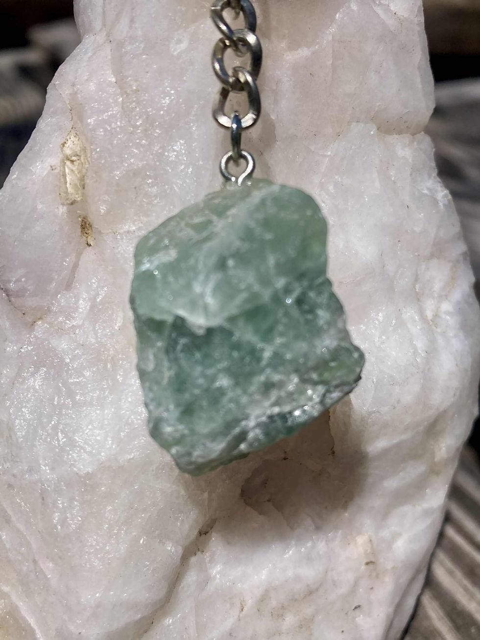 Thumbnail: Green Fluorite Keychain