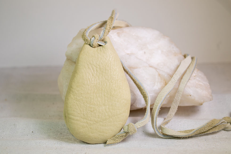 Thumbnail: Hand Sewn Leather Neck Pouch