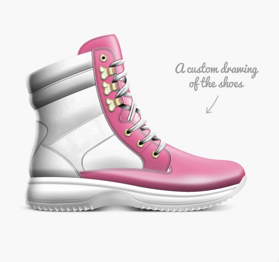 Thumbnail: ENVYHERR SIGNATURE DRESS UP HI TOP SPORTS SNEAKER