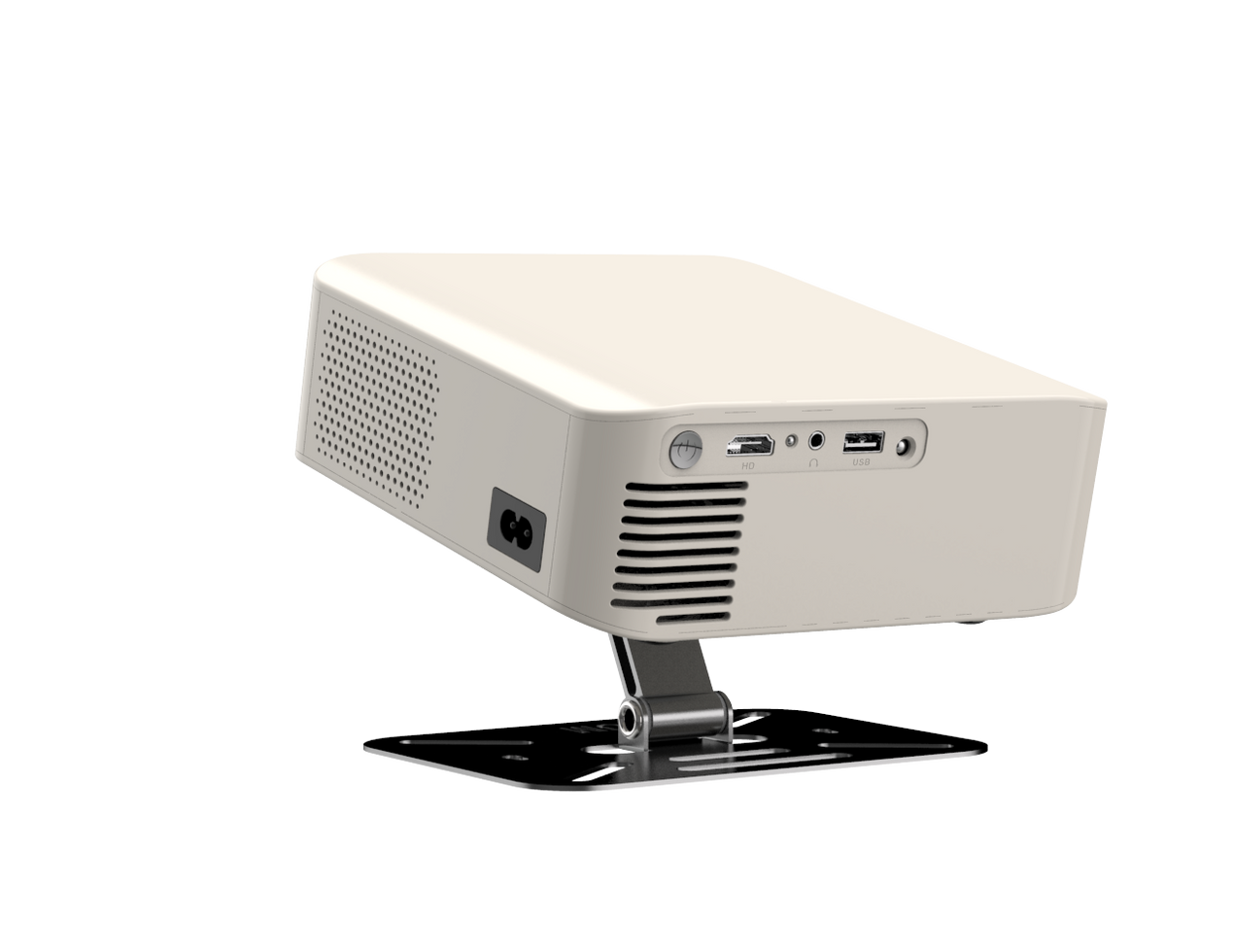 Xome Vista Smart Projector displaying a 1080P Full HD image with Android interface visible.