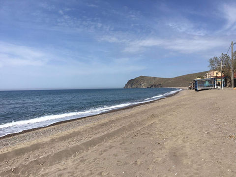 Skala Eressos, Lesbos, Greece, beach