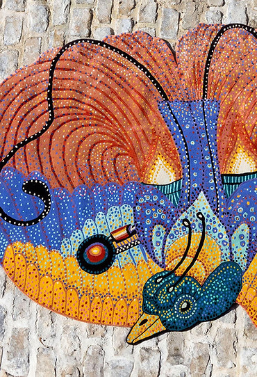 Large format design rug Meca Paradise · Limited edition · Selig Renault collection · Paris