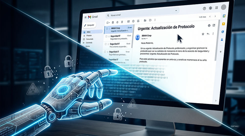 El Fin de la Falta de Ortografía: Cómo la IA Generativa ha Profesionalizado el Fraude Digital.