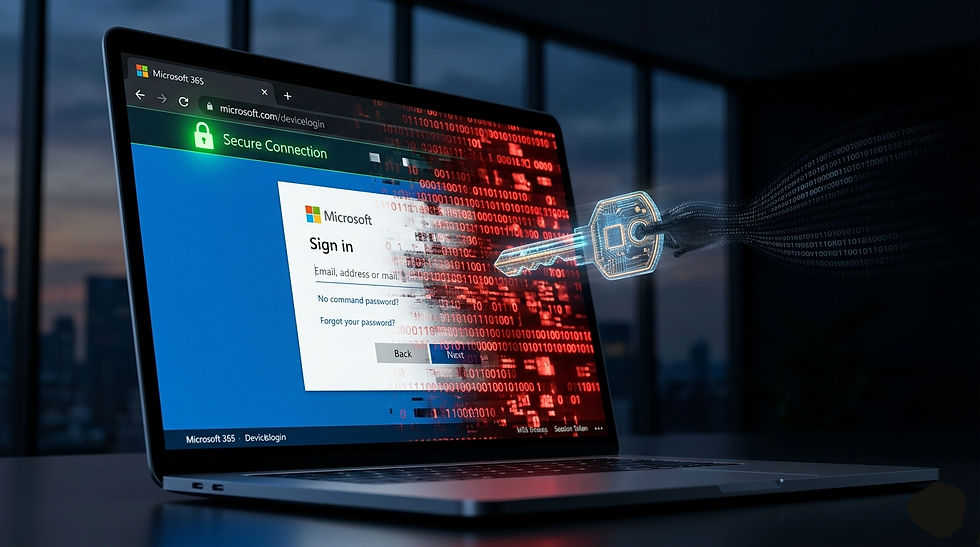 LA NUEVA ERA DEL PHISHING: EVILTOKENS Y EL SECUESTRO DE SESIONES OAUTH EN MICROSOFT 365.