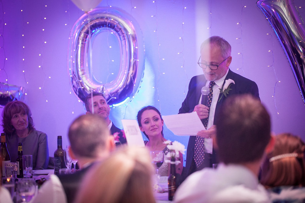 wedding speeches at studio spaces