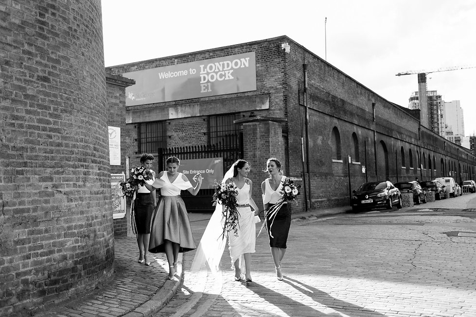 Alternative wedding by London wedding photographer