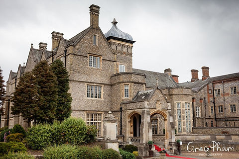 Horsely Towers, De Vere Horsley Estate front entrance