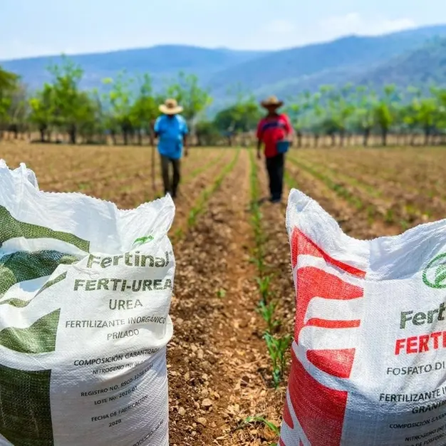COMPRAS DE FERTILIZANTES A CHINA SE DISPARARON 124% EN 2025