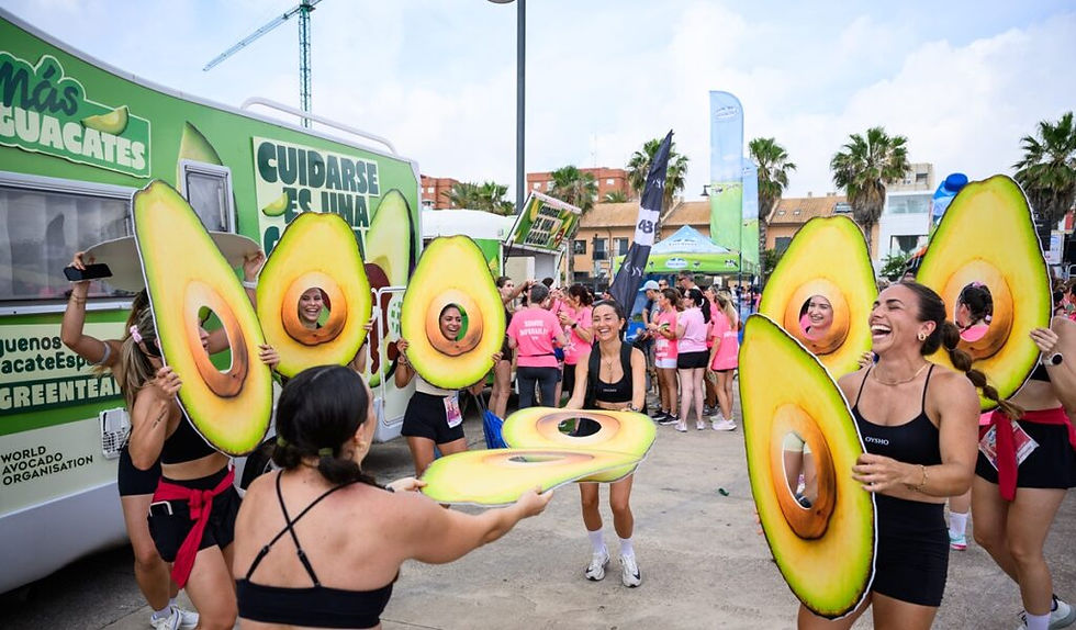 Campaña de promoción del aguacate.