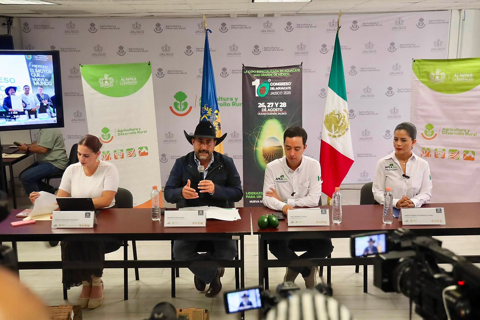 Al micrófono: Eduardo Ron Ramos, secretario de Agricultura y Desarrollo Rural de Jalisco