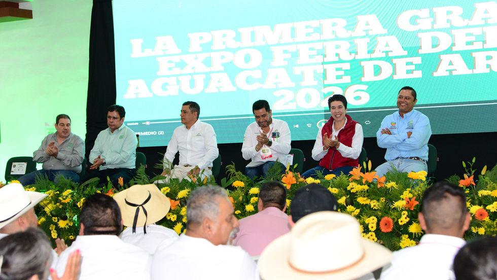 Inauguran la Primera Expoferia del Aguacate Ario de Rosales 2026, espacio estratégico para el fortalecimiento del sector