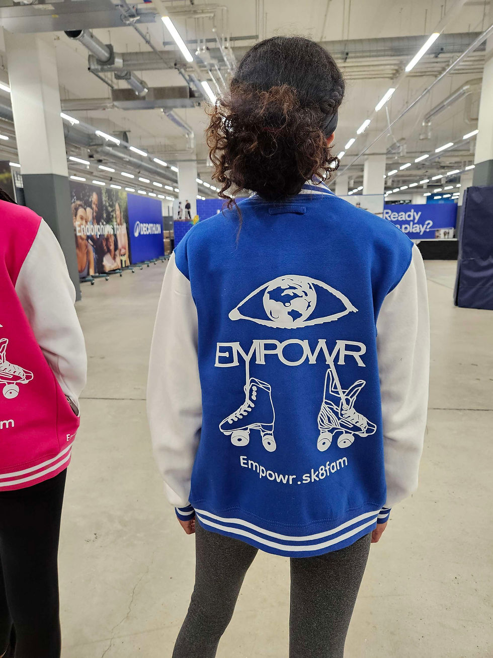 Thumbnail: Kids Empowr Sk8FamVarsity Jacket