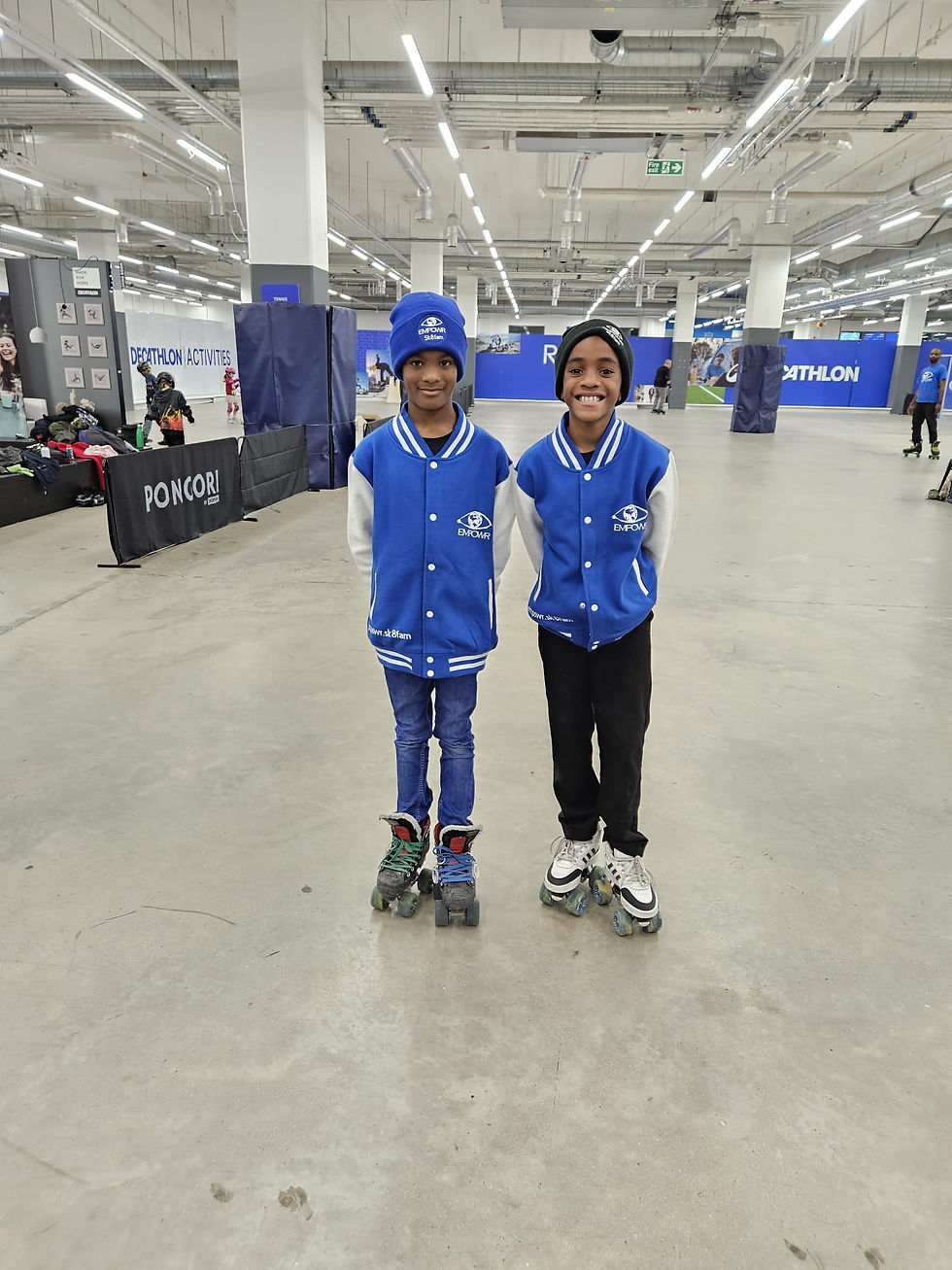 Thumbnail: Kids Empowr Sk8FamVarsity Jacket