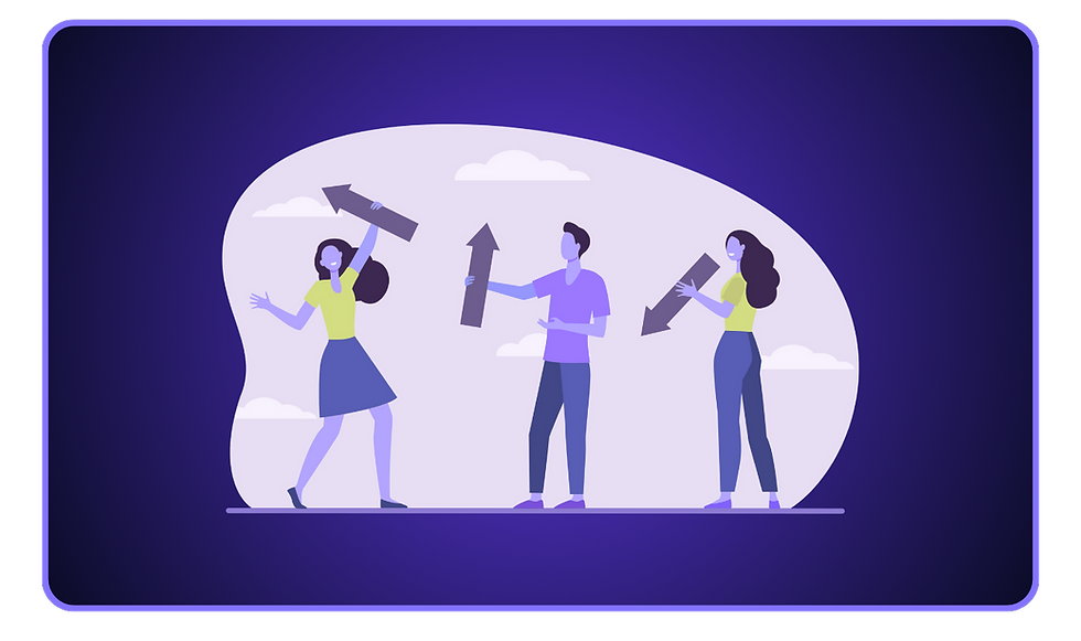 Die Grafik visualisiert FTE: Transparenz in der Personalplanung, indem sie zeigt, wie man das Vollzeitäquivalent berechnen kann. Drei Personen stehen stellvertretend für die Belegschaft. Über ihnen werden individuelle FTE-Werte (z. B. "1,0 FTE" für Vollzeit und "0,5 FTE" für Teilzeit) angezeigt. Dies verdeutlicht, wie verschiedene Arbeitszeitmodelle auf einen standardisierten Wert umgerechnet werden, was ein genaueres Bild der Arbeitskapazität liefert als bloße Kopfzahlen.