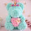 Thumbnail: 15” Mint Rose Unicorn Bear 