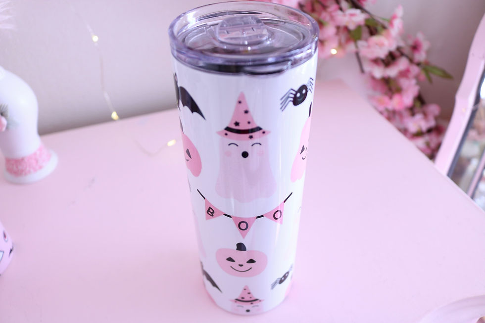 Thumbnail: Pink Ghost Tumbler 