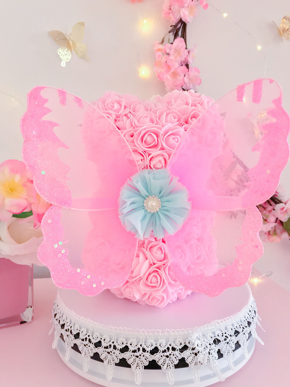 Rose Bears Lovely Flowers by Vianey